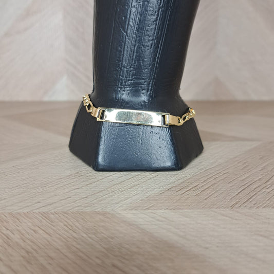 Mujer Moza Pulso Cadena Placa