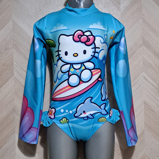 Cenicienta Traje Bano Kitty Aqua ML