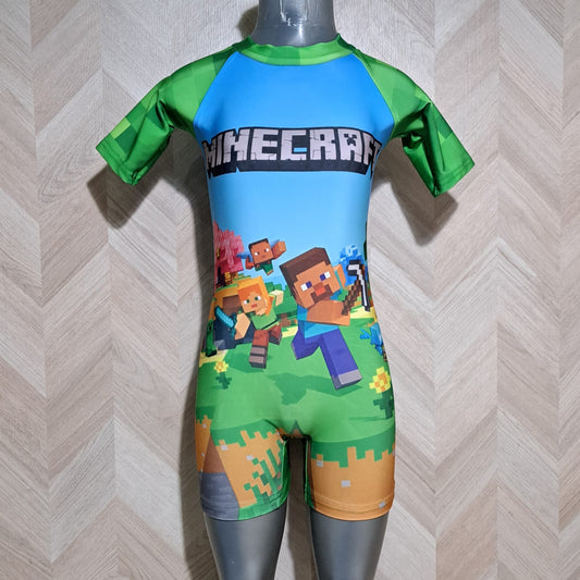 Cenicienta Traje Bano MCraft Enterizo Verde