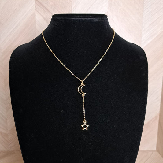 Joyeria Nice Collar Estrella Luna