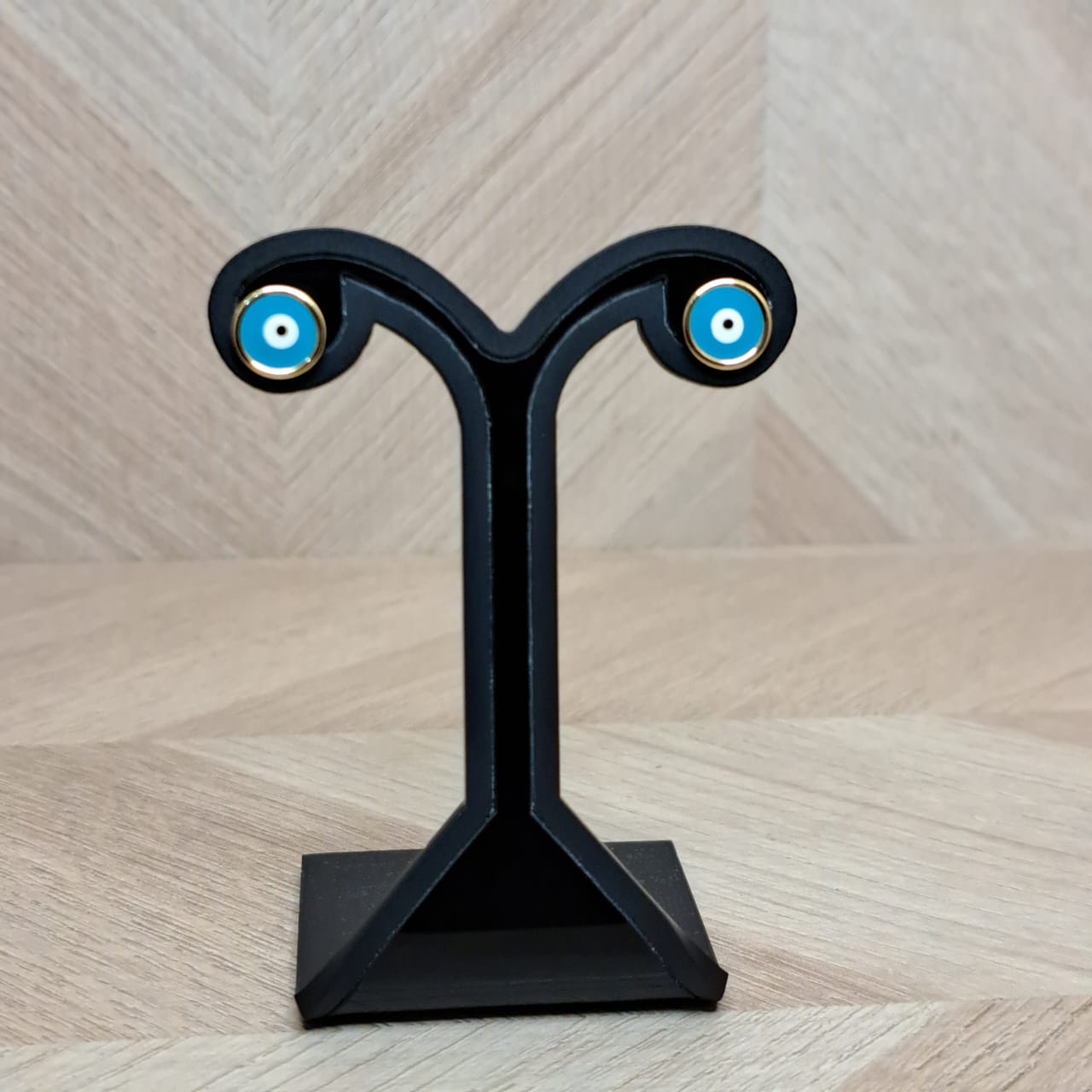 Joyeria Nice Aretes Celeste Ojo Turco
