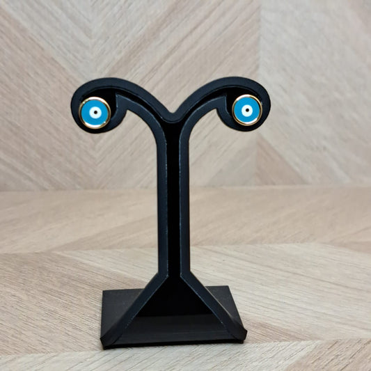 Joyeria Nice Aretes Celeste Ojo Turco