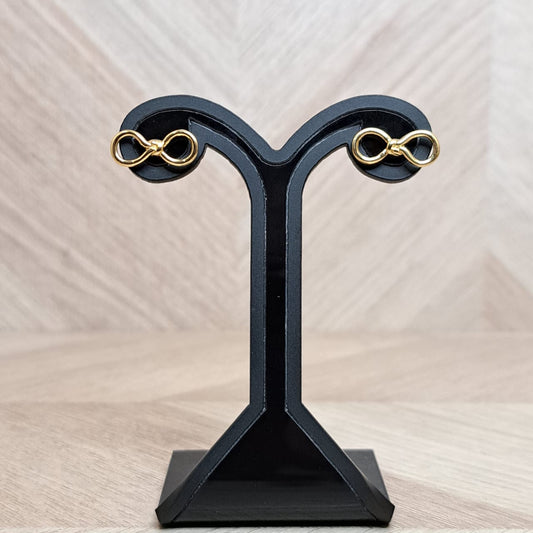 Joyeria Nice Aretes Dorado Infinito