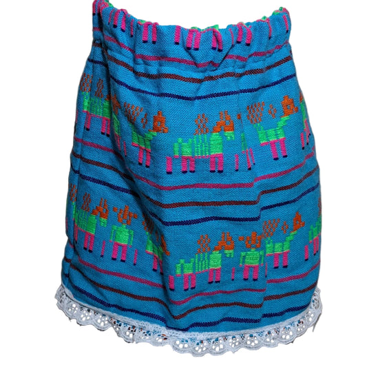 Creativos Kids Falda Cambaya Azul Fiusha