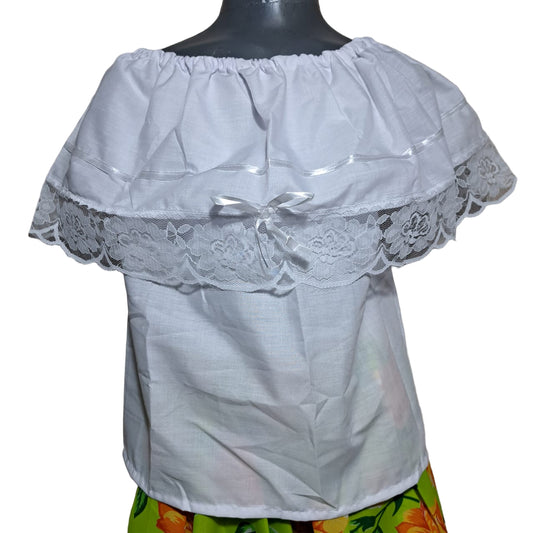 Creativos Kids Blusa Olan Blanco