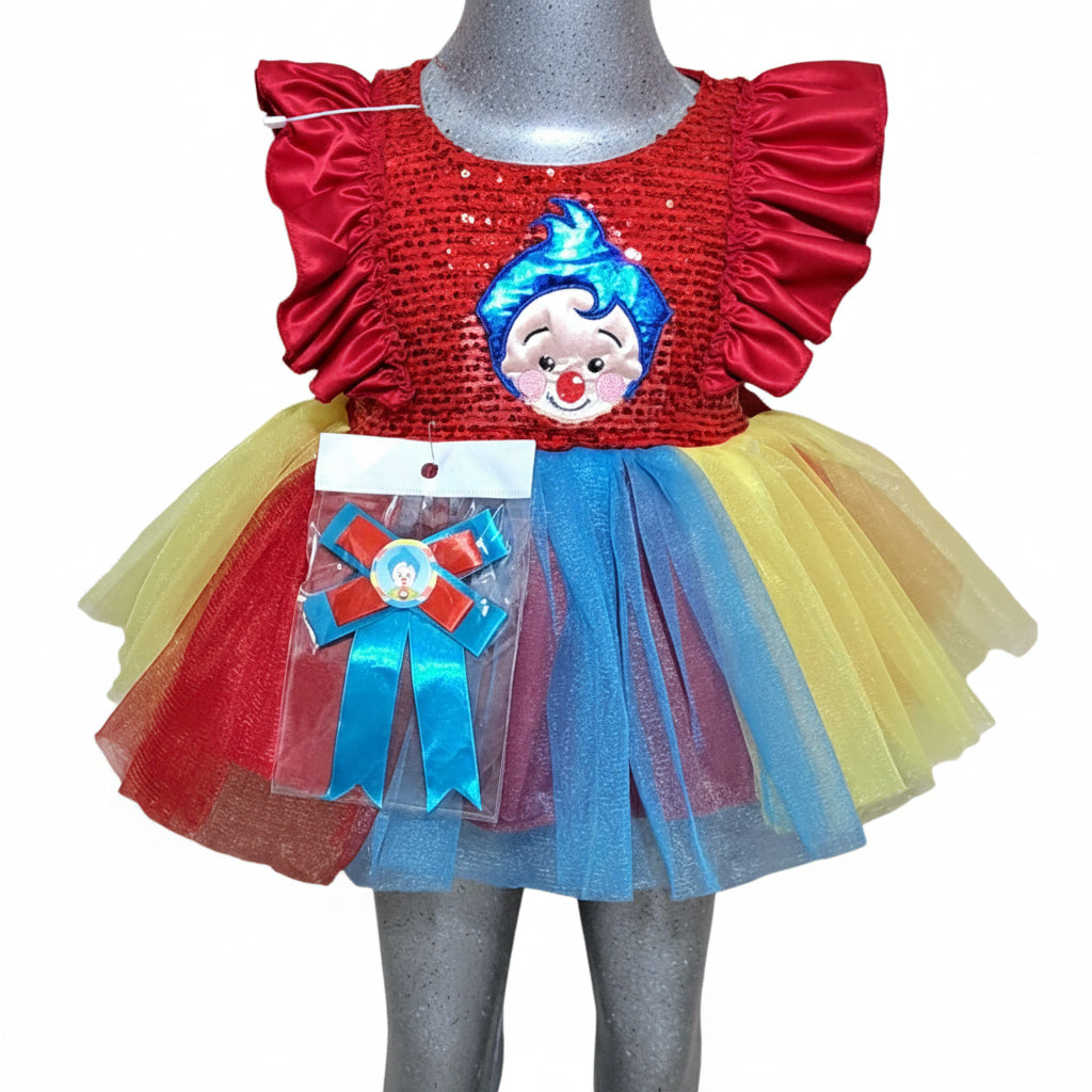 NVI Vestidos Plim Plin Rojo Sencillo