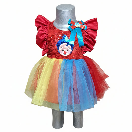 NVI Vestidos Plim Plin Rojo Sencillo