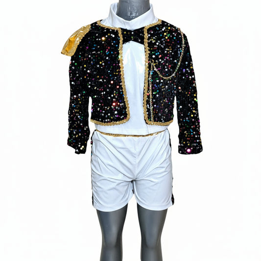 NVI Conjunto KPOP Lentejuela Blanco