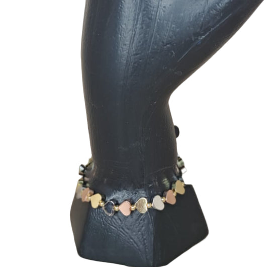 Mujer Moza Pulsera Ajustable Corazon