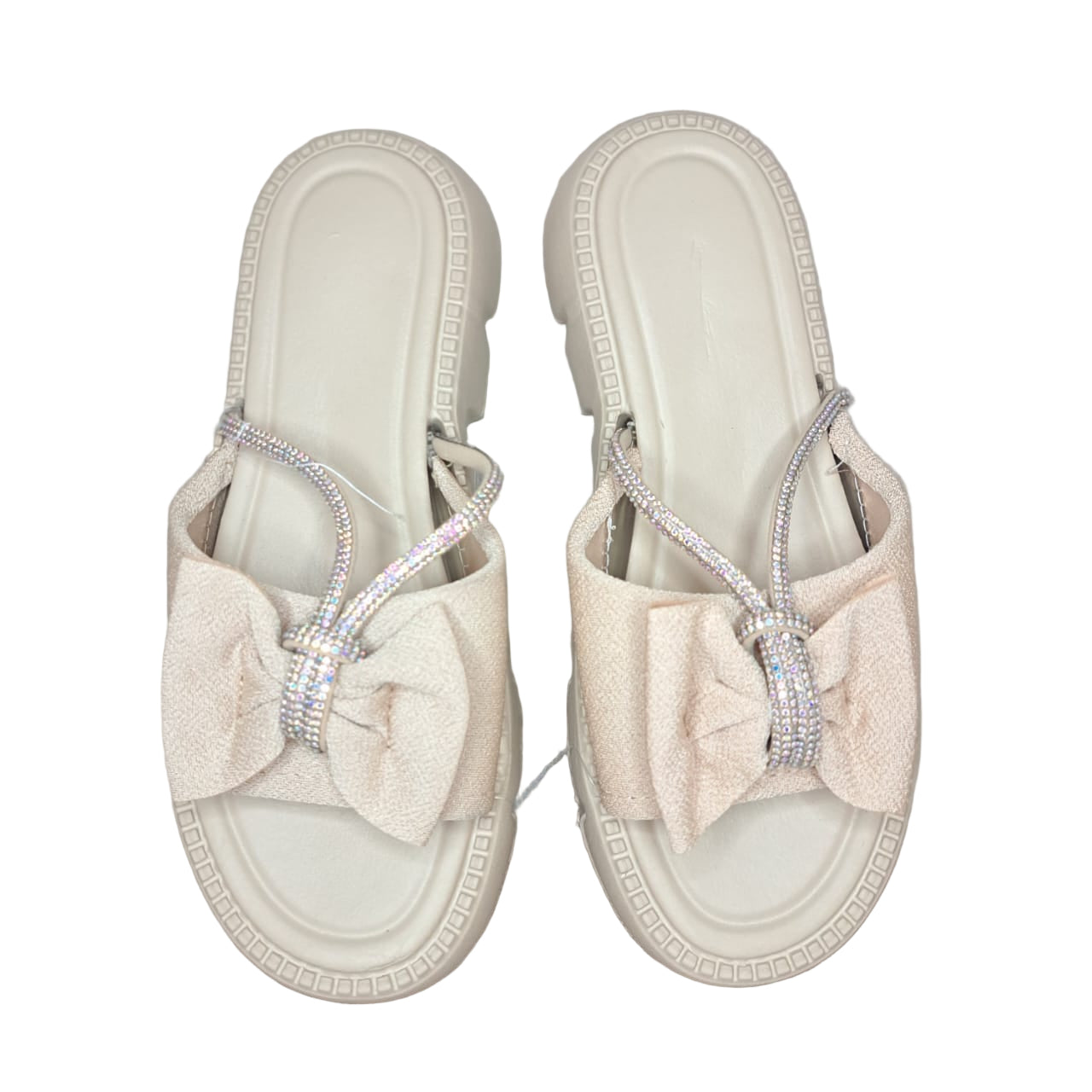 SandaliasMary Sandalias Moño Beige