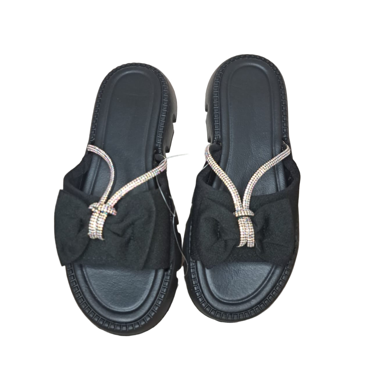 SandaliasMary Sandalias Moño Negro