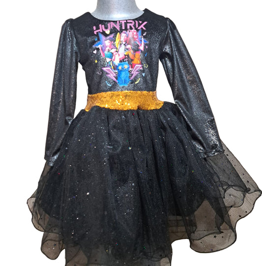 NVI Vestidos Huntrix Tull Negro