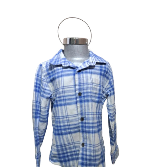 Productos Esther Rangel Camisa Niño Azul Cuadros