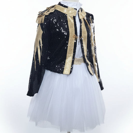 NVI Conjunto KPop Gala Blanco Dorado