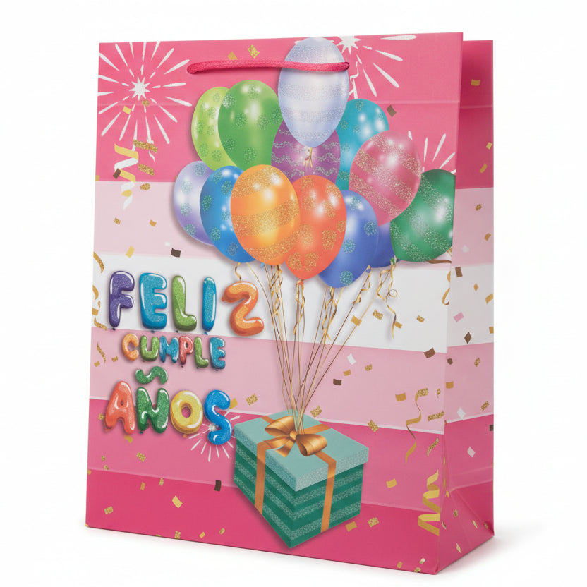 Nov Clau Bolsa Regalo Feliz Cumpleaños