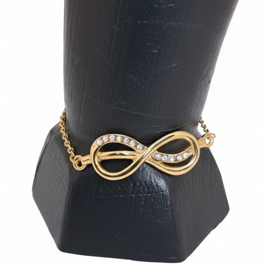 Joyeria Nice Pulsera Infinito Dorada