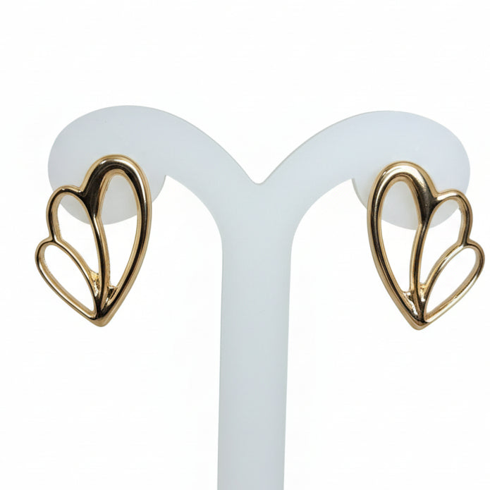 Joyeria Nice Aretes Alas Mariposa Dorado