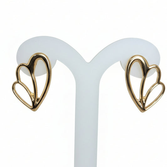 Joyeria Nice Aretes Alas Mariposa Dorado