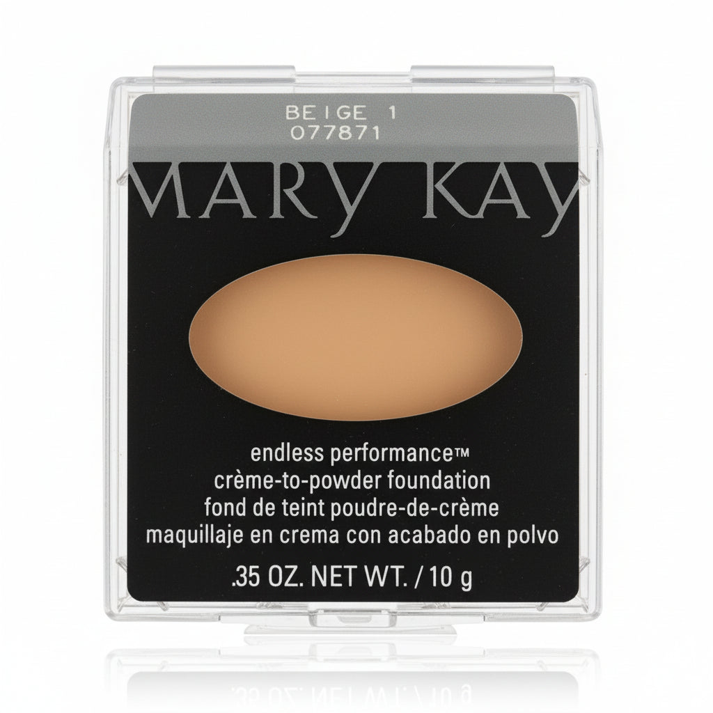 JE Mary Kay Maquillaje Crema Acabado Polvo