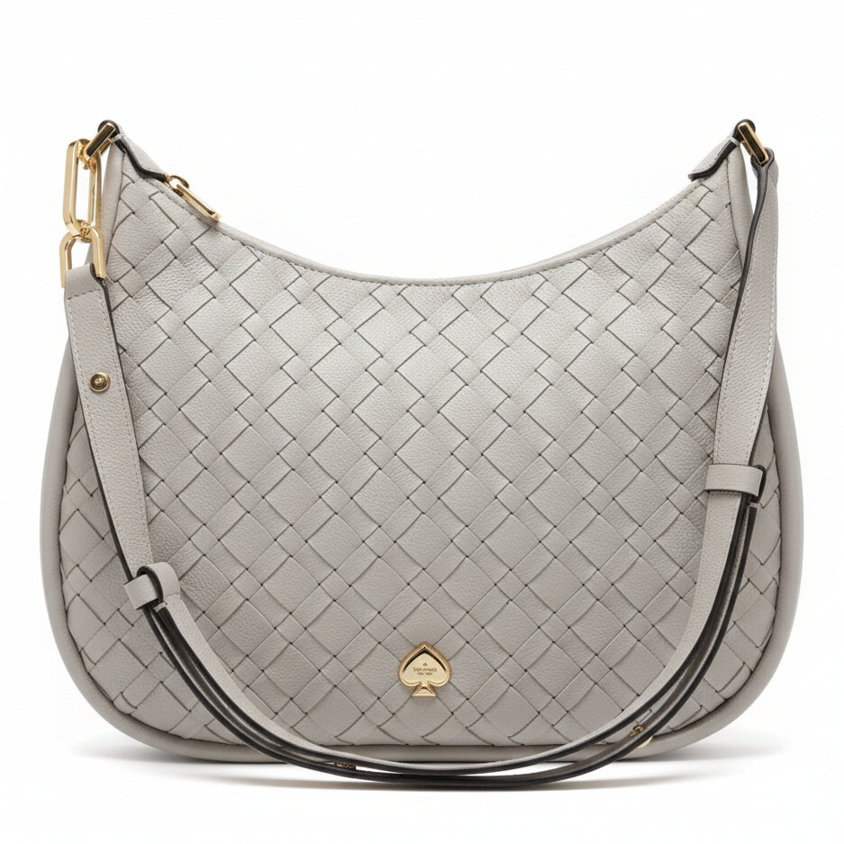 CBM KATE SPADE Bolsa Hombro Trenzado Nuez