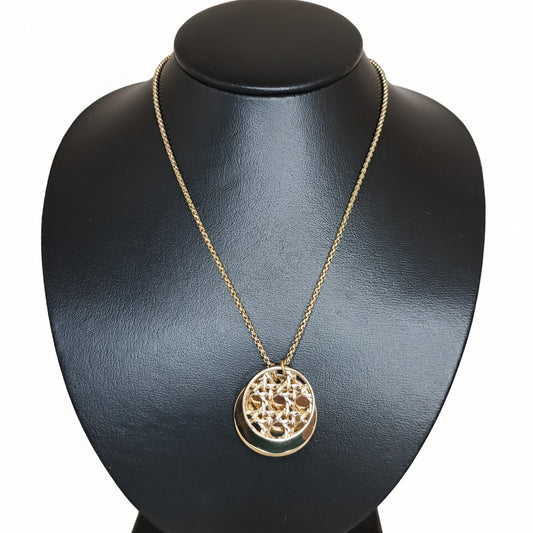 CBM KENDRA SCOTT Collar Dije Trenzado Dorado