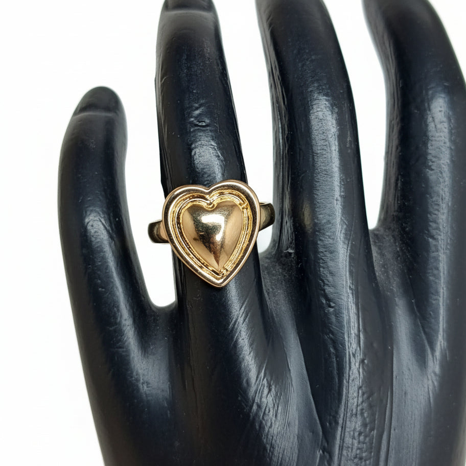 CBM GIANI BERNINI Anillo Corazon Dorado