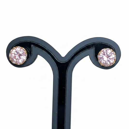 CBM KATE SPADE Aretes Piedra Rosa