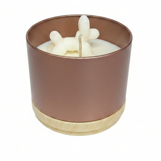 Velas Orquidea  Veladora Tarro Aluminio