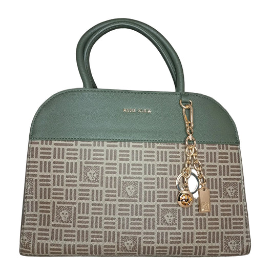 CBM Bolsa Ak Mano Estampado Verde Oscuro