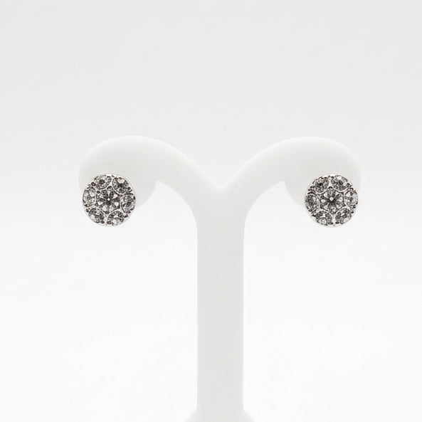 Joyeria Nice Aretes Poste Circulos Baño Rodio