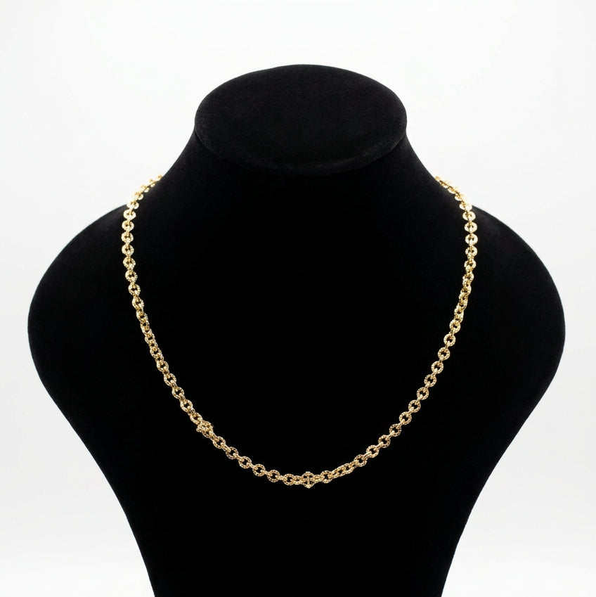 Joyeria Oro Cadena Ojo Tigre
