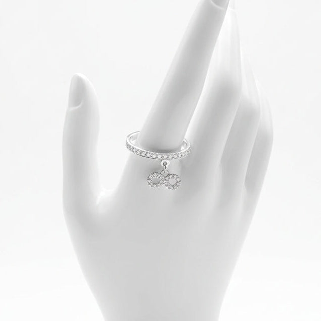 Nomada Joyeria Anillo Infinito Colgante