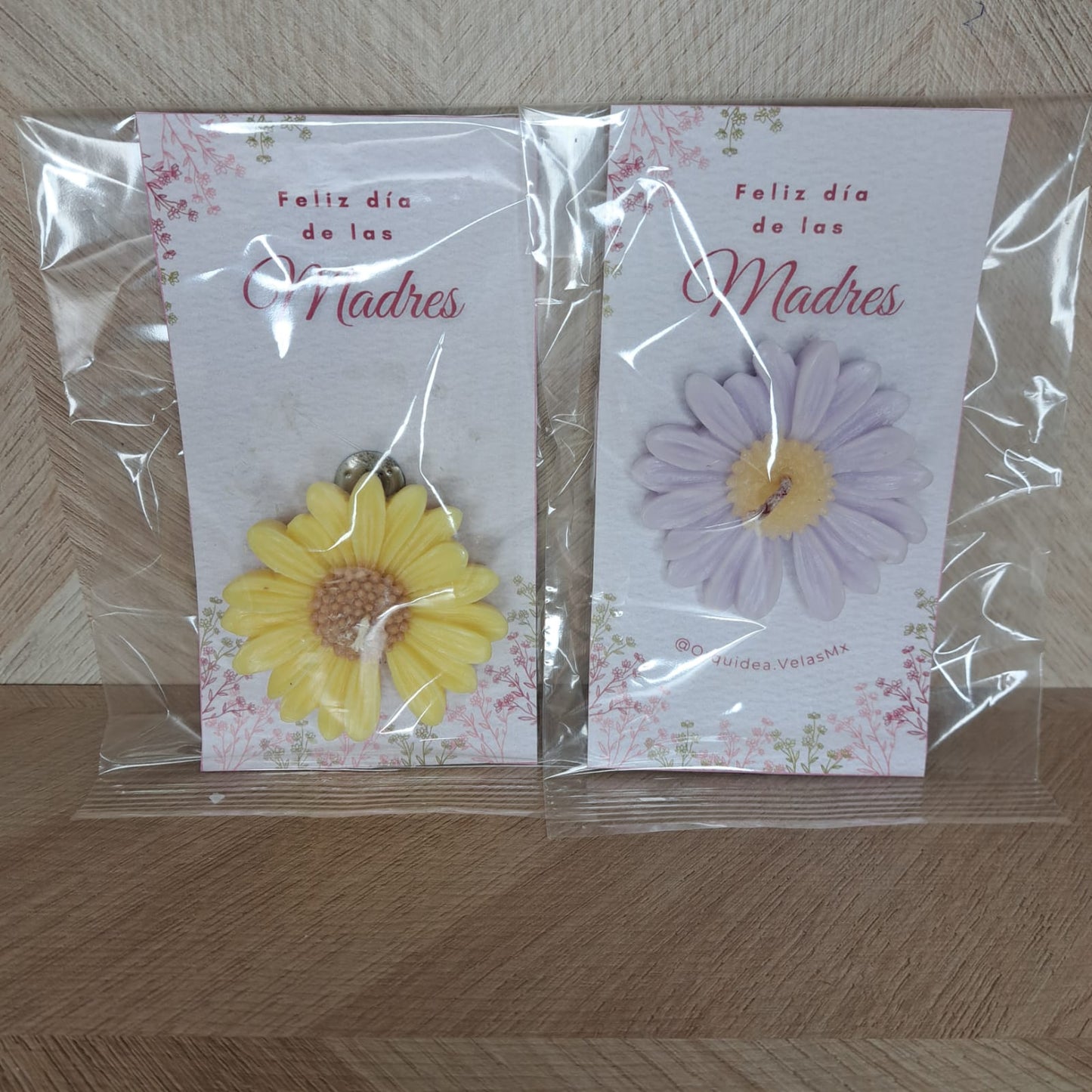Velas Orquidea Velas Margarita Tarjeton