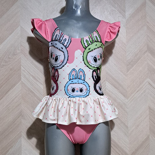 Cenicienta Traje Bano Labubu Beige